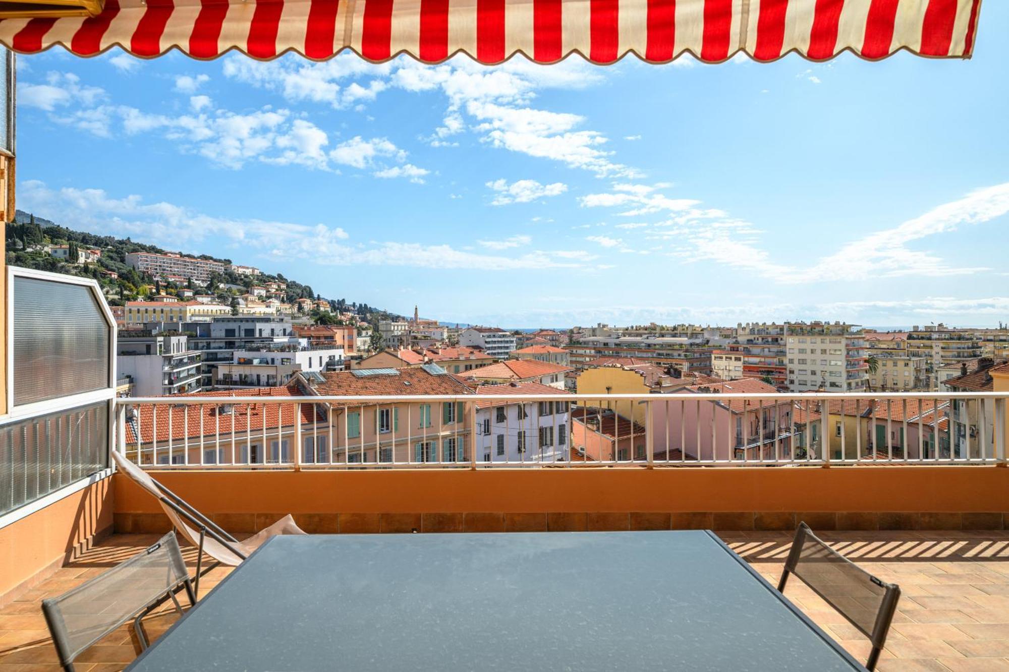 'L'Alicante Proche' Gare, Terrasse, Vue Mer ม็องตง ภายนอก รูปภาพ